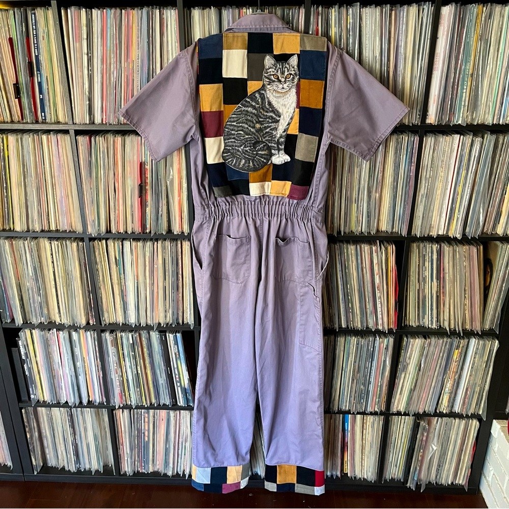 Patchwork your pet cat kitty coveralls rescue t&r 🐱🐈‍⬛ purr meow ♻️ tall